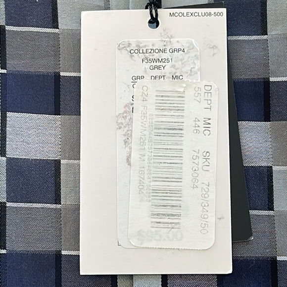 NWT Murano Collezione Long Sleeve Shirt - Size M - Picture 4 of 10